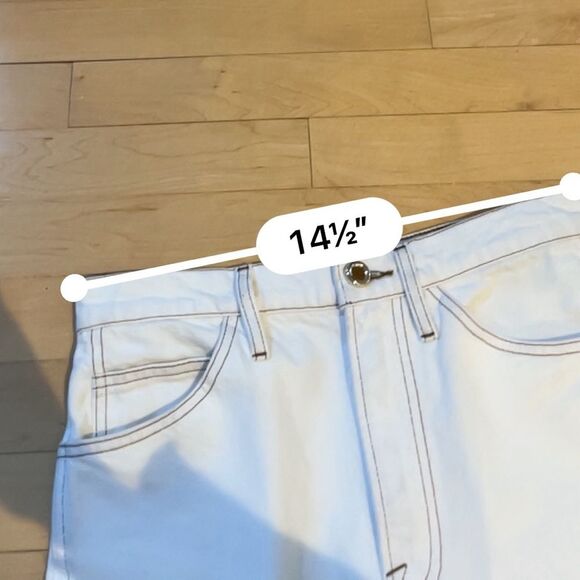 Frame Denim Le Italien Straight Leg Jeans in Blanc White 26 NWOT - Picture 15 of 16